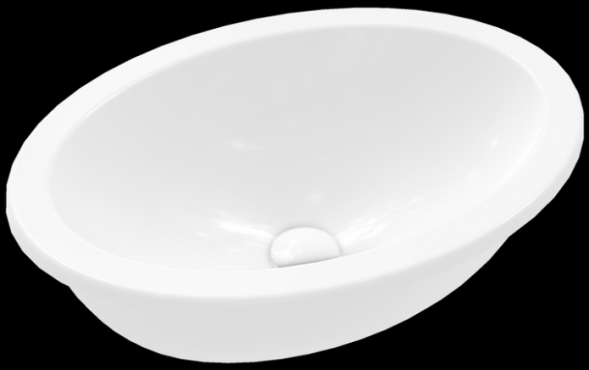 Villeroy&amp;Boch Раковина, Loop&amp;Friends, шгв 485*325*205, отверстия для смесителя-отсутствуют, CeramicPlus, цвет-альпийский белый 4A5401R1