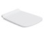 Сиденье с крышкой SIMAS BADEN BADEN с микролифтом быстросъемное цвет белый матовый петли хром BB004.BM