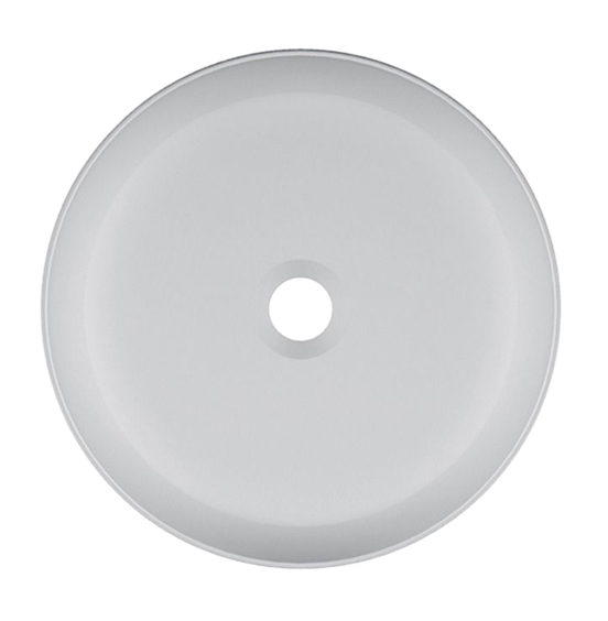 Раковина Scarabeo GLAM накладная без перелива без отверстий цвет белый 1807