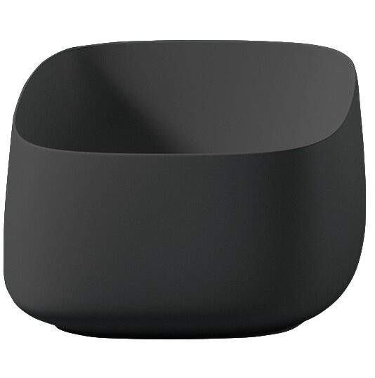 Раковина Artceram Cognac Quadro накладная без отверстий  цвет черный  COL006 03 00