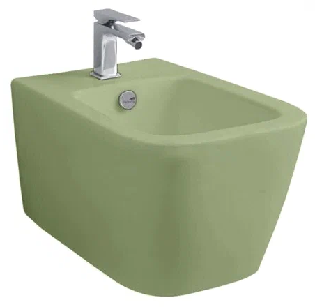 Биде Artceram A16 подвесной с одним отверстием  цвет green salvia ASB001 44 00