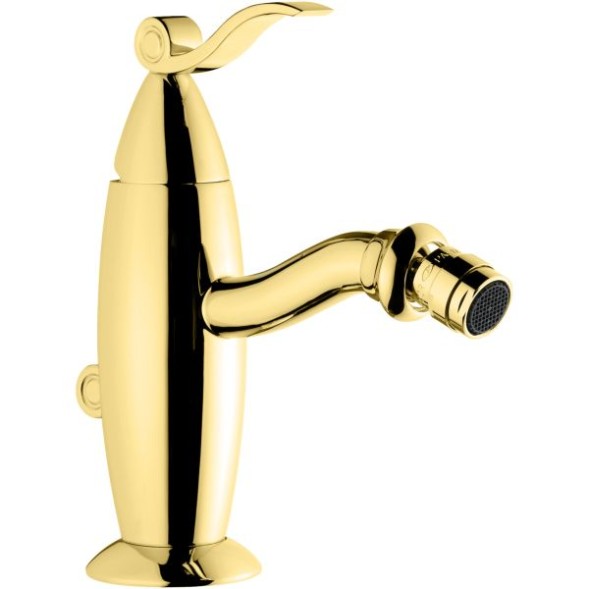 Emmevi Abel, смеситель с донным клапаном для биде, цвет золото 39004/OR