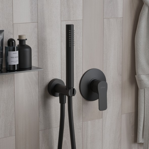 Paini P4YO690 Смеситель для душа Вива Стайл встраиваемый, черный