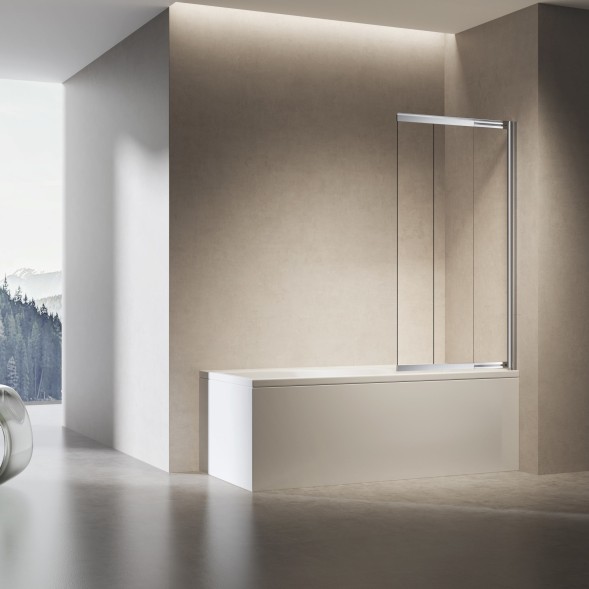 Vincea Душевая шторка на ванну VSB-6E900CL-R, 900*1400, хром, стекло прозрачное, правая