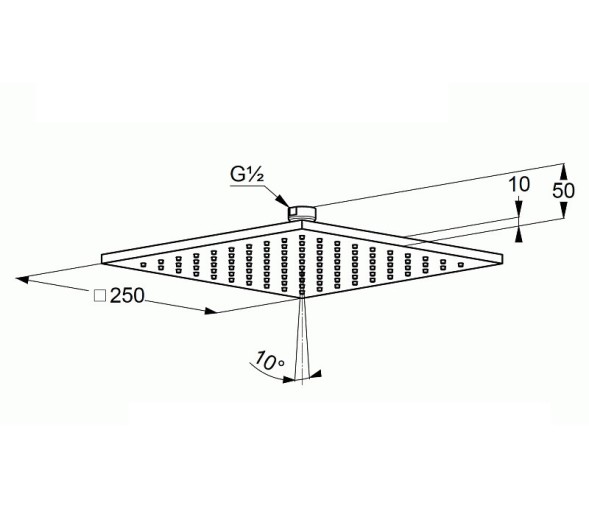 KLUDI AMEO, душевой комплект со смесителем для душа, арт. 416720575