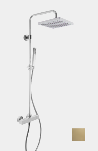 Душевая стойка, Fima Carlo Frattini, Shower column, цвет-шампань брашированная F4255/Q255HS