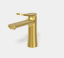 Смеситель для раковины, Fima Carlo Frattini, Flo', цвет-золото брашированное F3801OS