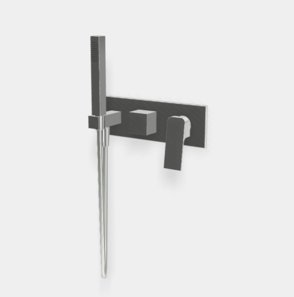 Смеситель для душа, Fima Carlo Frattini, Fit, на 2 потребителя, цвет-хром F3399WX2CR