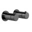 Gessi Смеситель для душа, Anello, на 2 потребителя, цвет черный металл  63333#706