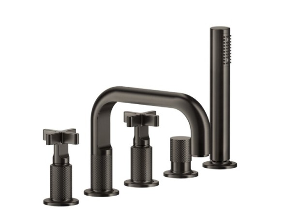 Gessi Смеситель для ванны и душа, Inciso, цвет медь матовая  58140#708