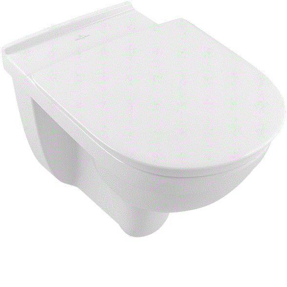 Villeroy&amp;Boch Унитаз, O'Novo Vita, подвесной, шгв 360*595*460, CeramicPlus, цвет-альпийский белый 4695R0R1