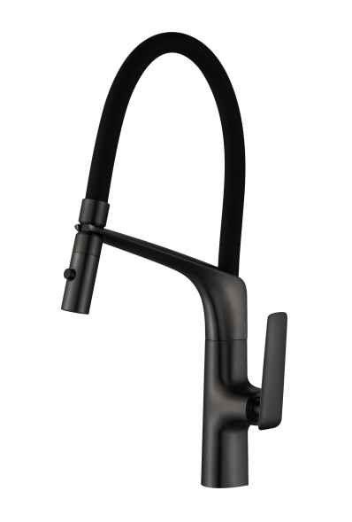 Смеситель для кухни Vincea VKF-115MB, черный