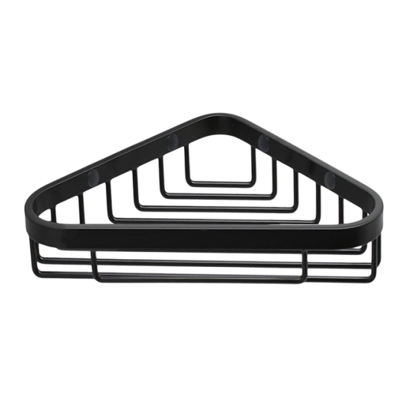 Полочка корзинка COLOMBO DESIGN BASIC B2732.NM угловая цвет черный матовый