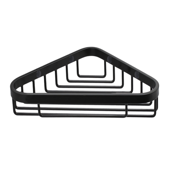 Полочка корзинка COLOMBO DESIGN BASIC B2732.NM угловая цвет черный матовый