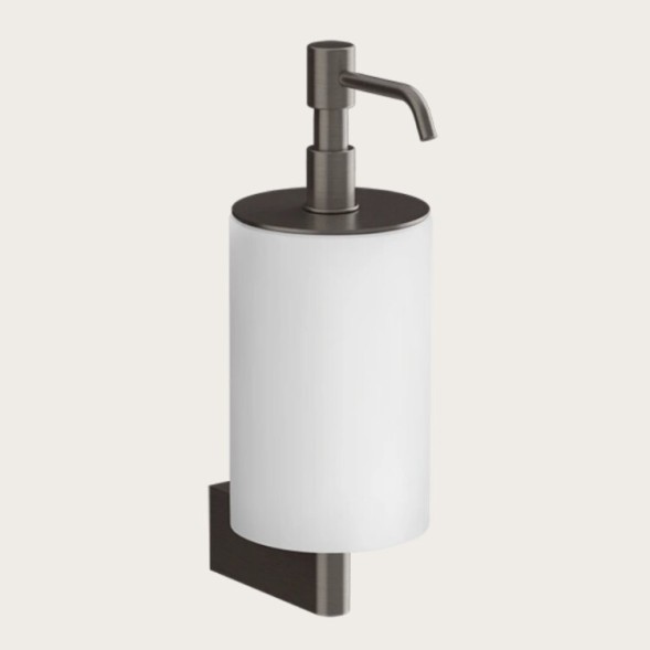 Gessi Дозатор для жидкого мыла, Origini, шгв 75*127*229, цвет дозатора брашированная бронза#белый  66413#726