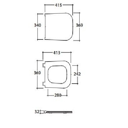 Сиденье с крышкой GLOBO STONE с микролифтом цвет белый ST024BI