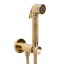 Гигиенический душ Bossini Nikita E37008B.021 c прогрессивным смесителем со встраиваемой частью цвет золото