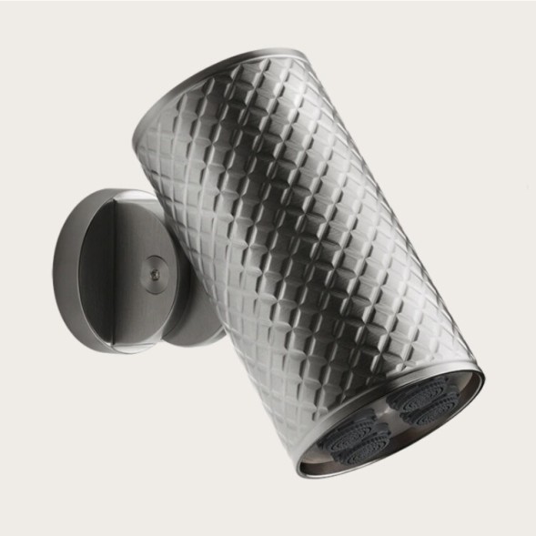 Gessi Верхний душ, Rilievo, 250*250, цвет брашированный никель 59158#149