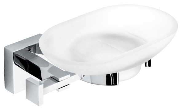 Emmevi Мыльница QU001, цвет хром QU001CR