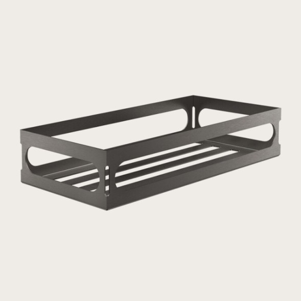 Gessi Полка, Rilievo, шгв 200*200*60, цвет брашированный никель 59561#149