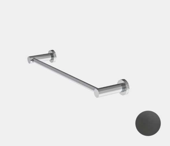 Полотенцедержатель, Fima Carlo Frattini, Accessori, шгв 400*84*40, цвет-хром черный брашированный