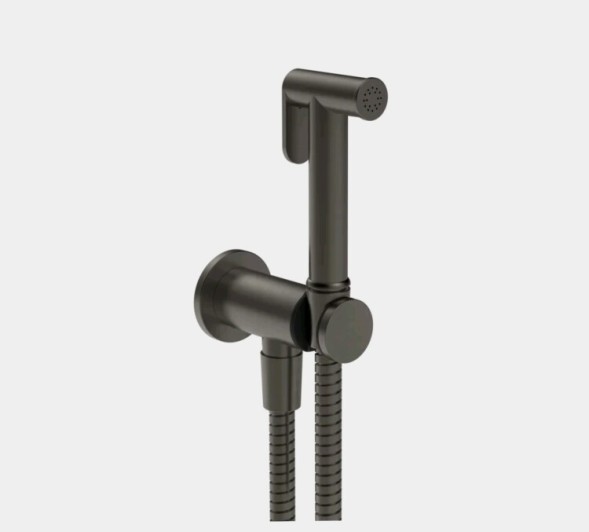 Gessi Гигиенический душ, цвет Черный брашированный металл  14331#707