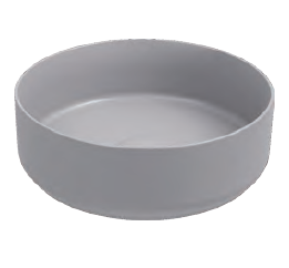 Раковина ISVEA Infinity накладная ШГВ 360*360*120 отверстия для смесителя отсутствуют цвет серый камень матовый 10NF65036-2V