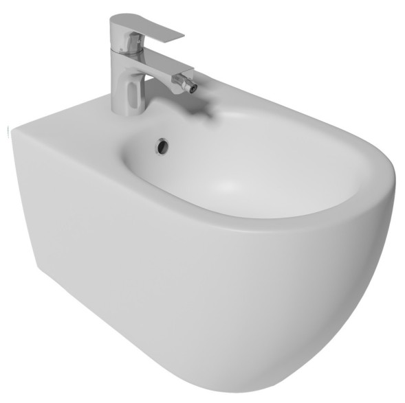 Биде ISVEA Infinity подвесной ШГВ 365*530*400 цвет белый матовый 10NF41001-2L