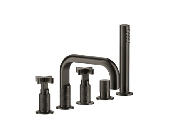 Gessi Смеситель для ванны и душа, Inciso, цвет медь  58140#030