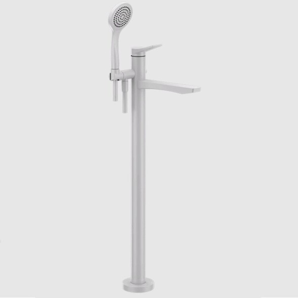 Gessi Смеситель для ванны и душа, Rilievo, напольный, цвет белый матовый 59131#279