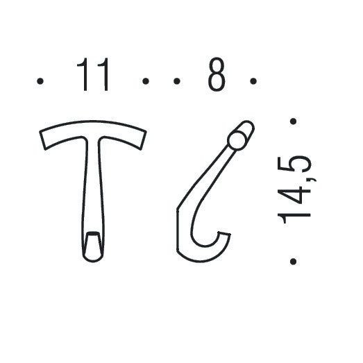 Крючок COLOMBO DESIGN LUNA CB37 одинарный цвет хром