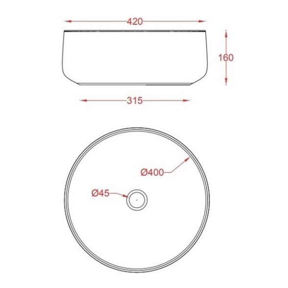 Раковина Artceram Cognac Quadro накладная без отверстий  цвет Cloud COL001 96 00