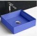 Раковина Artceram Scalino накладная без отверстий  цвет Blue sapphire SCL001 16 00