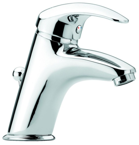 Смеситель Luxor с донным клапаном для раковины, цвет хром 7003RCR