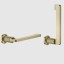 Gessi Бумагодержатель, Inciso, шгв 183*77*41, цвет Старинная латунь  58455#713