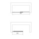 Vincea Душевая шторка на ванну VSB-6E900CLB-R, 900*1400, черный, стекло прозрачное, правая