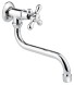 Emmevi Deco Classic, настенный одновентильный кухонный кран (поворотный излив 21 см), цвет хром 12006S/CR