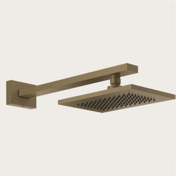 Gessi Верхний душ, Inciso, 300*300, цвет черный брашированный металл  58248#707