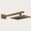 Gessi Верхний душ, Inciso, 300*300, цвет черный брашированный металл  58248#707