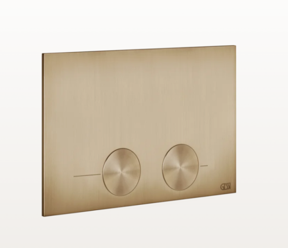 Gessi Клавиша смыва, для инсталяций, Tece TeceProfil, TeceBox, шгв 215*5*145, цвет брашированная бронза PVD  54617#726