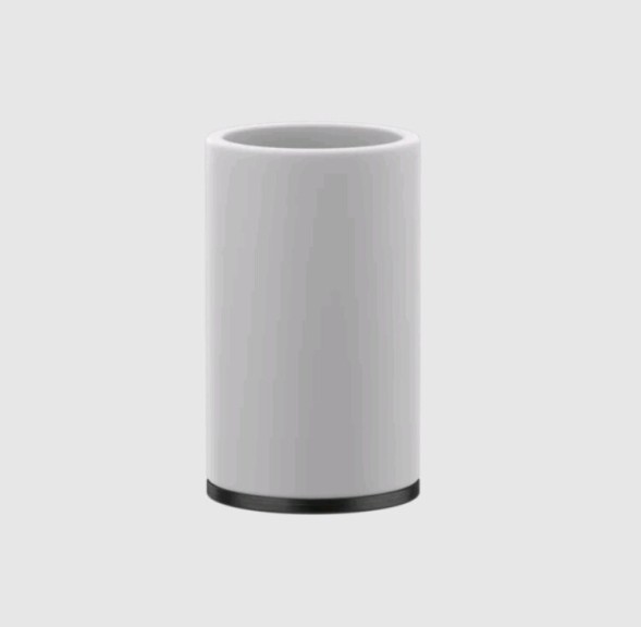 Gessi Стакан, Inciso, шгв 75*105*176, цвет чёрный#черный брашированный металл  58508#707