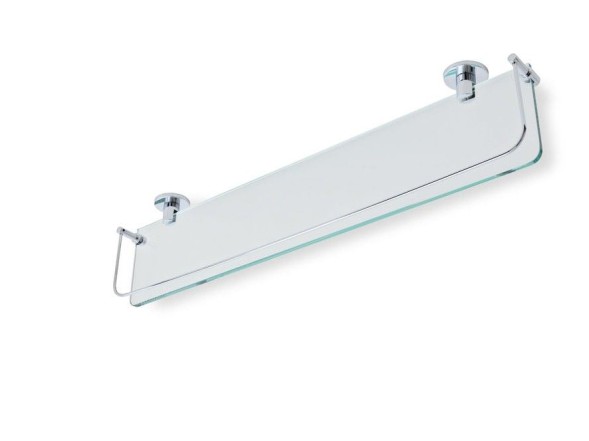 Stil Haus Medea, стеклянная полка с ограждением, цвет хром