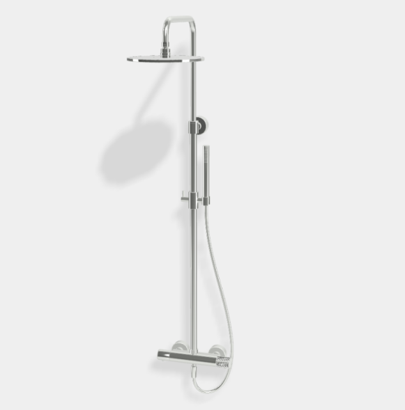 Душевая стойка, Fima Carlo Frattini, Shower column, G COLLECTION, цвет-хром F4285T/R256GCR