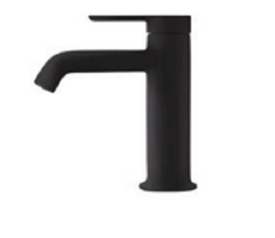 Смеситель для раковины, Fima Carlo Frattini, Snap, цвет-чёрный матовый F3111NS