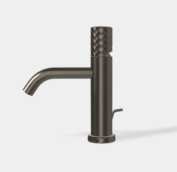 Смеситель для раковины, Fima Carlo Frattini, Spillo Tech,  X COLLECTION, цвет-брашированный черный хром F3031TXSXCS