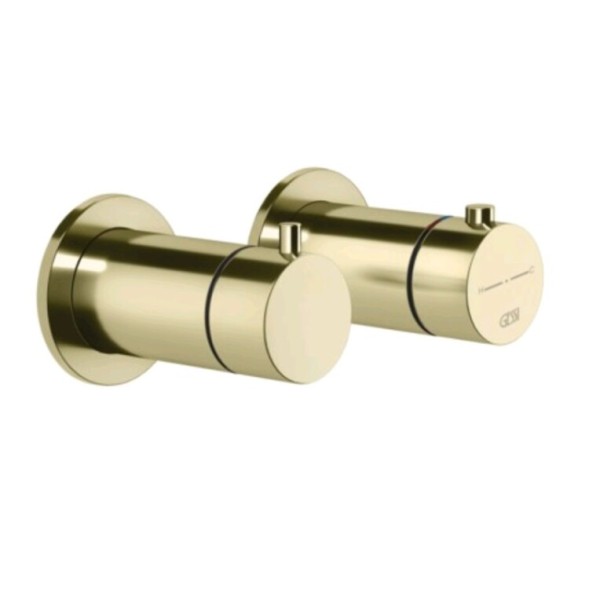 Gessi Смеситель для душа, Anello, на 2 потребителя, цвет латунь  63333#710