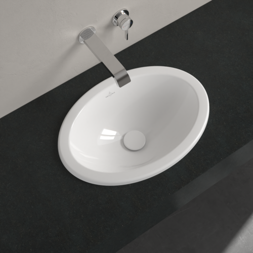Villeroy&amp;Boch Раковина, Loop&amp;Friends, шгв 485*325*215, отверстия для смесителя-отсутствуют, цвет-альпийский белый 4A540001