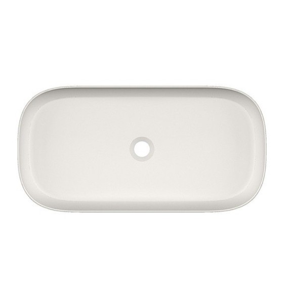 Раковина Scarabeo GLAM накладная без перелива без отверстий цвет белый матовый 1803 41
