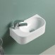 Vincea Раковина керамическая  VBS-506L, 400*215*120, подвесная, цвет белый, левая