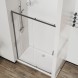 Vincea Душевая дверь Сити (City) VDS-5CT130CLGM, 1300, вороненая сталь, стекло прозрачное